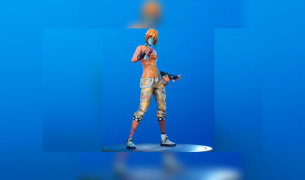 Skin Neotéknica y sus variantes en la temporada 10 de Fortnite.