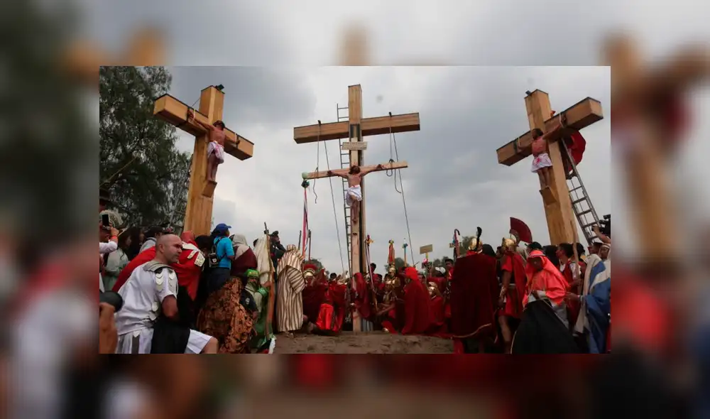La Pasión de Cristo en Iztapalapa se realiza desde 1843. Foto: José Cárdenas