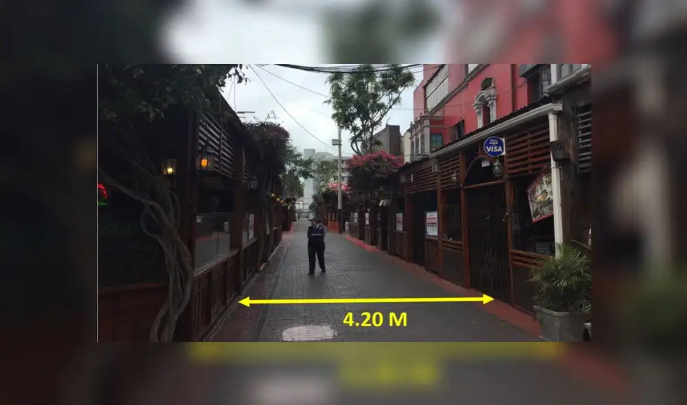 Miraflores retirará estructuras en calle Las Pizzas para recuperar espacio público