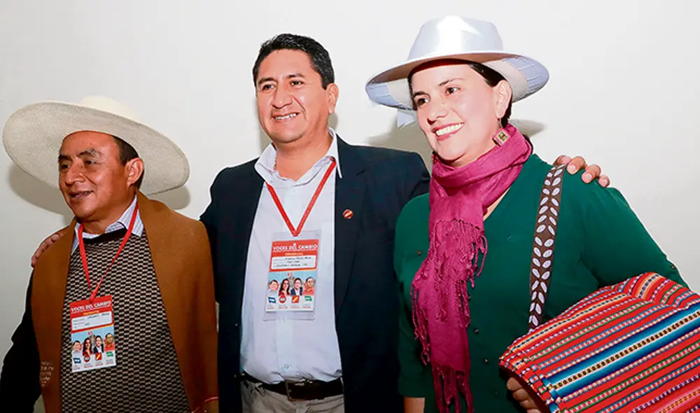 Alianza faliida. Santos, a la izquierda, sumaría cuarenta años de prisión, algo excesivo aun con la rebaja a 35. Cerrón y Mendoza no pudieron juntarse.