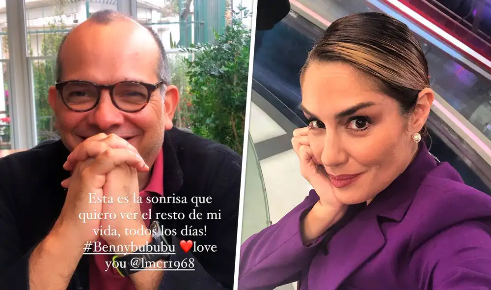 La periodista le dedicó un tierno mensaje al exministro de Economía. Foto: composición de Instagram