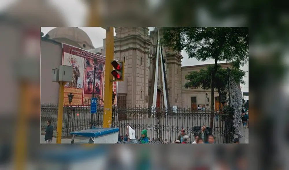 Google Maps capta insólito incidente en santuario de Las Nazarenas