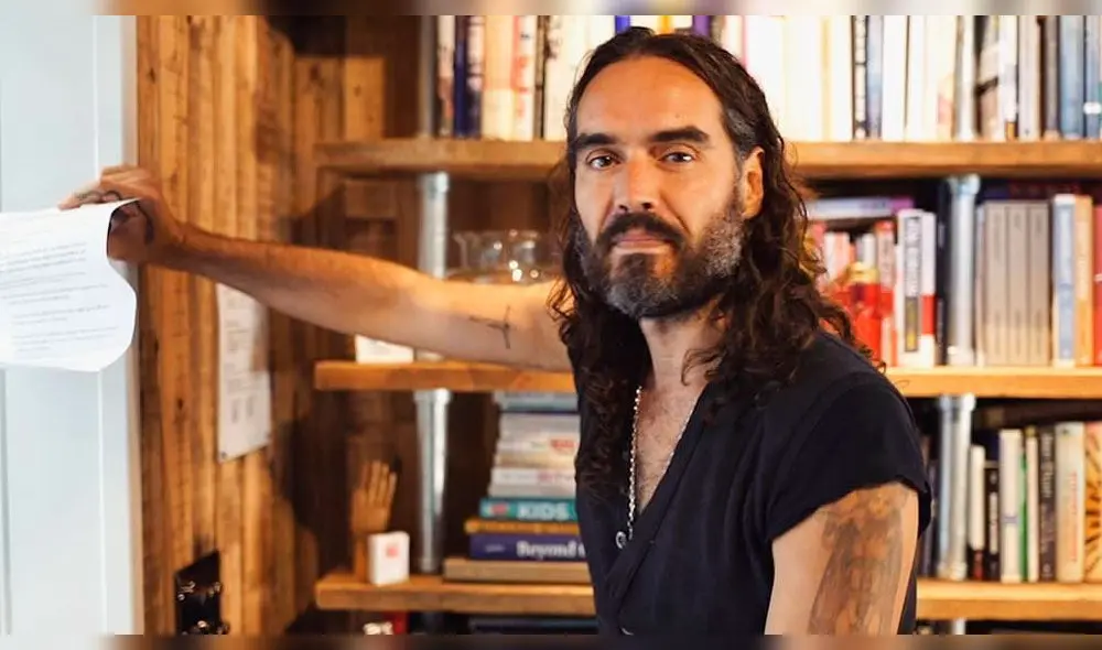 Russell Brand le pidió el divorcio a Katy Perry por mensaje de texto. Foto: Instagram