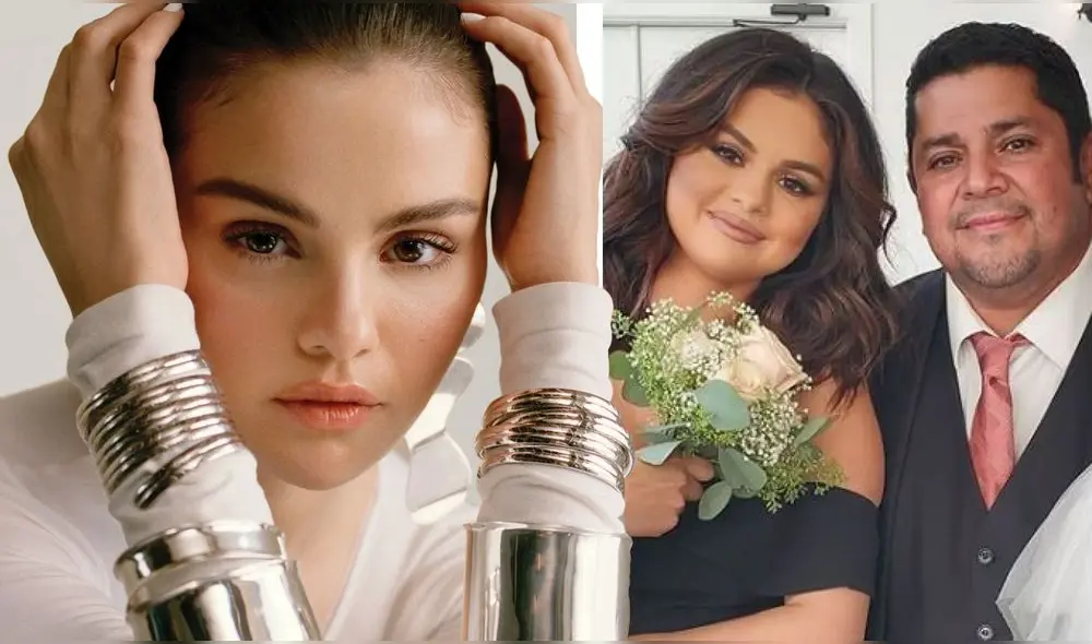 Selena Gomez junto a su padre Ricardo Joel Gomez. Foto: composición LR/Rolling Stone