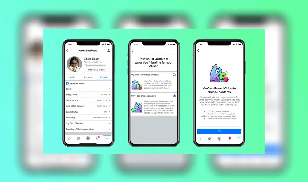 Los niños ahora tendrán la capacidad de aceptar, rechazar, agregar o eliminar contactos.