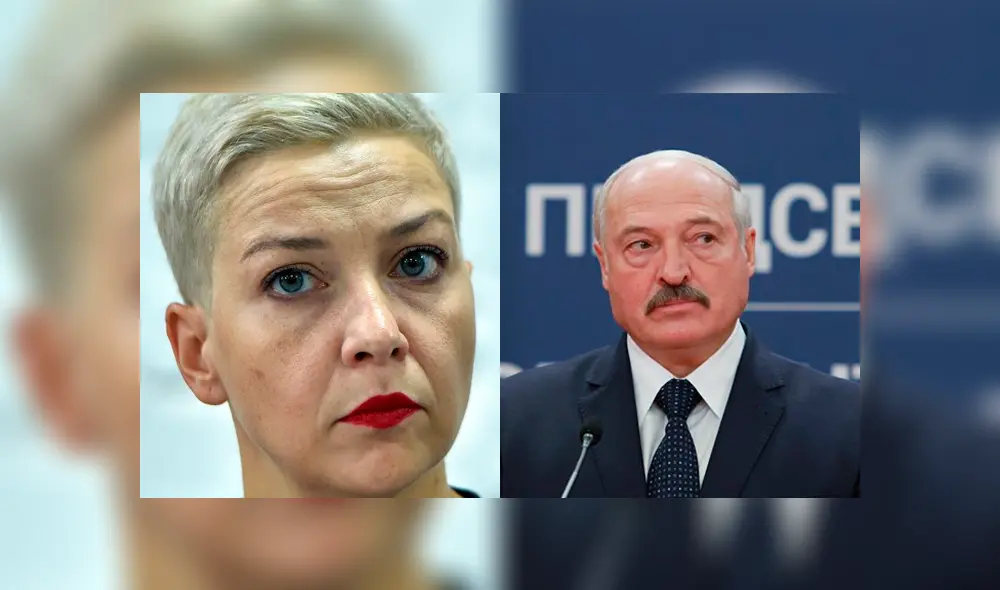 Kolesnikova es una de las pocas contrincantes que no se ha exiliado. (Foto: composición AFP / AA) Kolesnikova es una de las pocas contrincantes que no se ha exiliado. (Foto: composición AFP / AA)