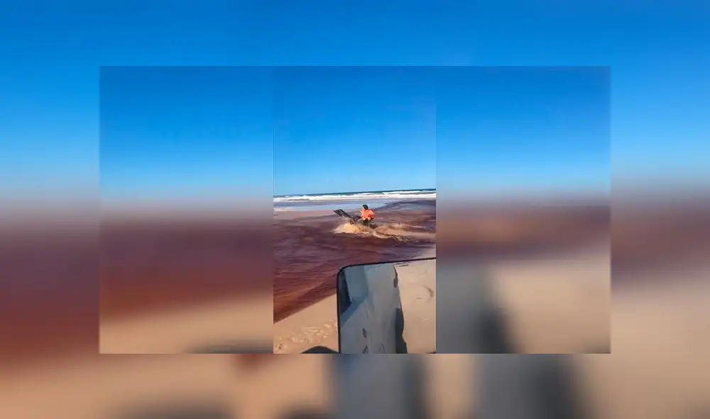Facebook: Hombre realiza un reto viral en la playa, y tiene terrible resultado [VIDEO] 