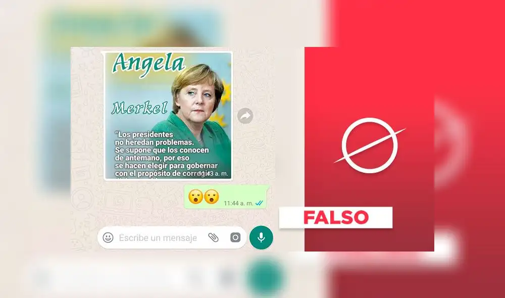 Viral sobre Angela Merkel en realidad era la frase de un tuitero colombiano. Viral sobre Angela Merkel en realidad era la frase de un tuitero colombiano.