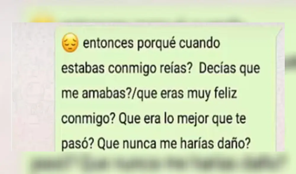 WhatsApp: chica le envía a ex su foto con su nuevo novio y él reacciona de forma conmovedora [FOTOS]