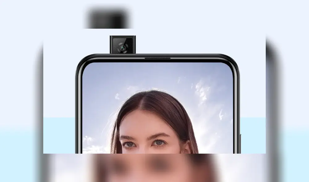 El Huawe Y9s integra una cámara selfie pop-up de 16 MP.