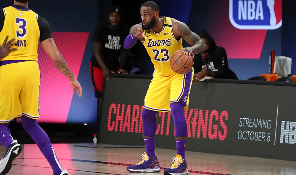 Los Angeles Lakers enfrentan a los Houston Rockets por cuarto juego de los NBA Playoffs 2020. Foto: AFP
