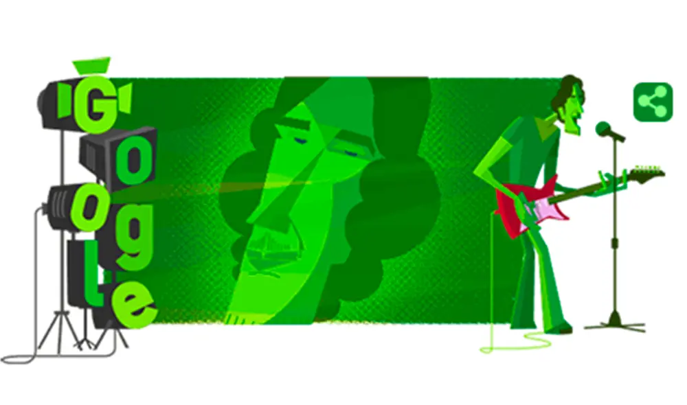 Google rinde homenaje a Luis Alberto Spinetta con doodle por ser el padre del rock en español [FOTOS]