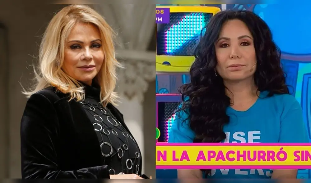 Gisela Valcárcel y Janet Barboza