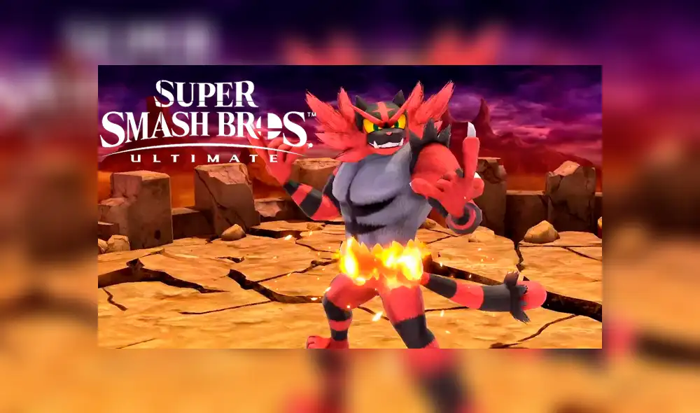 Super Smash Bros. Ultimate: truco para desbloquear a Incineroar Super Smash Bros. Ultimate: truco para desbloquear a Incineroar