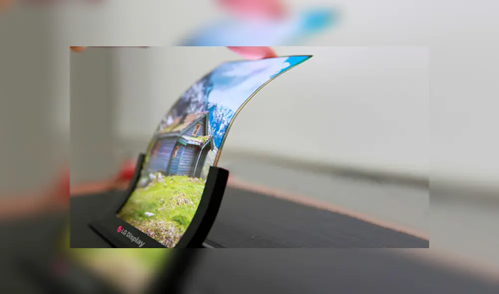 El teléfono de pantalla enrrollable lleva el nombre clave de "B Project". Foto: LG.