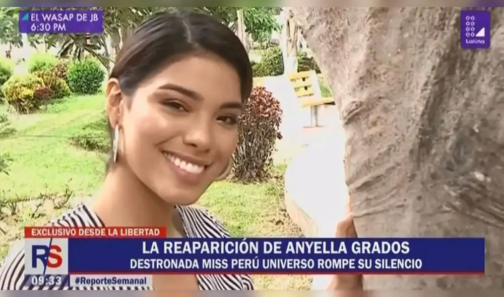 Anyella Grados tras quedarse sin corona: "cometí un error y lo lamento"