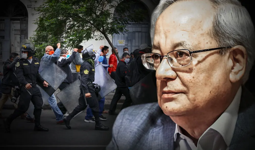 César Hildebrandt reiteró que el Perú aspira dejar de servir a los "amos". Composición: Fabrizio Oviedo/La República.