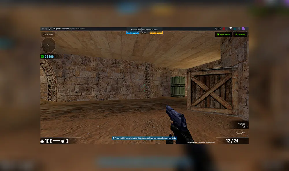 El título corre en el motor Xash3D engine, una versión moderna del GoldSrc de Valve.