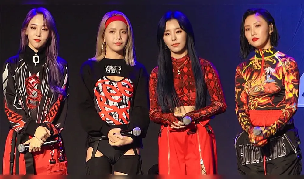 MAMAMOO en el World is ONE de MBC. Créditos: Facebook