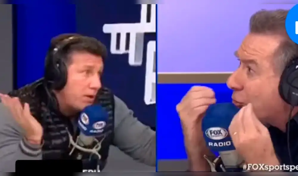 Paolo Guerrero: fuerte debate entre Eddie Fleischman y Flavio Maestri. Foto: Captura de video.