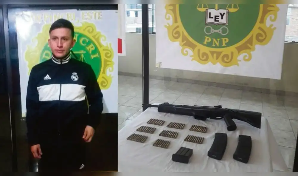 Vuelven a capturar a “Gringasho” con arma de guerra en Trujillo Vuelven a capturar a “Gringasho” con arma de guerra en Trujillo