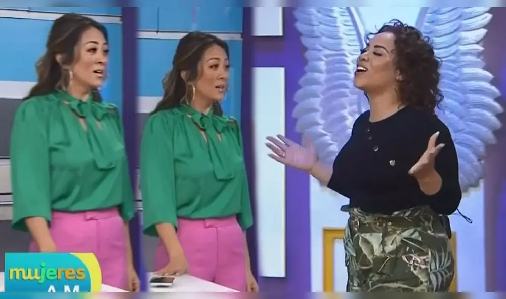 Mirella Paz sorprende a Cathy Sáenz tras cantar a capella el tema “Ese hombre” Mirella Paz sorprende a Cathy Sáenz tras cantar a capella el tema “Ese hombre”