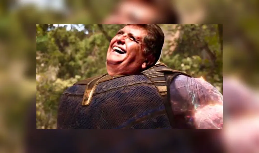 Facebook: Recrean caso Alan García con famosa escena de Avengers Infinity War [FOTOS]