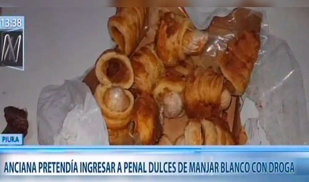 Piura: anciana intentó ingresar droga a penal dentro de dulces de manjar [VIDEO]