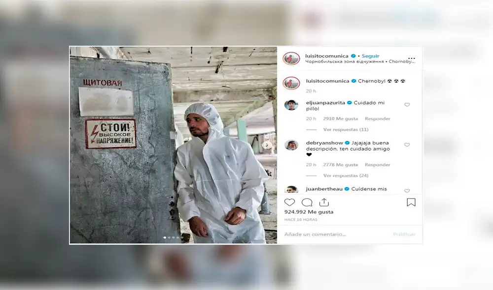 YouTube viral: Luisito Comunica es criticado en redes por publicar 'zona prohibida' de Chérnobyl [VIDEO]