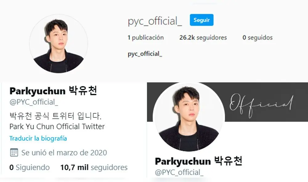Park Yoochun acumuló una gran suma de seguidores en sus redes sociales en las primeras horas de apertura.
