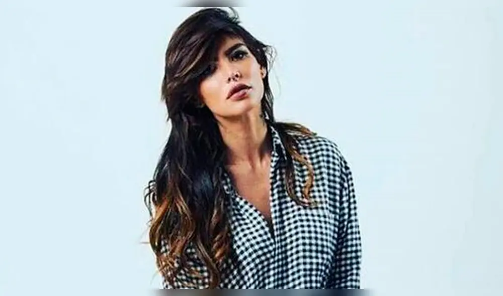 Angie Jibaja contenta por volver a hablar con sus hijos. Foto: Instagram