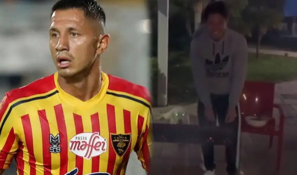 Gianluca Lapadula pasa la cuarentena en su casa, en Italia. Foto: Captura