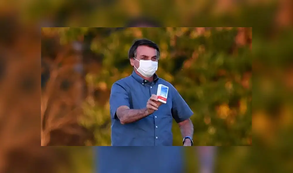 Jair Bolsonaro, presidente de Brasil, tras vencer la COVID-19. Foto: AFP. Jair Bolsonaro, presidente de Brasil, tras vencer la COVID-19. Foto: AFP.