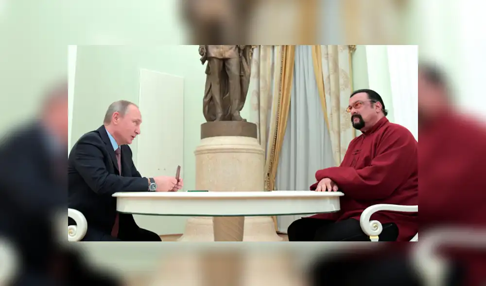 Putin elige a Steven Seagal como emisario para mejorar relaciones con EE. UU.