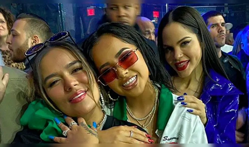 Las más importantes exponentes del género urbano, se lucieron juntas en evento de Bad bunny. Foto: Instagram