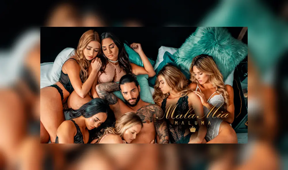 Burlas por terribles errores de Photoshop en portada de “Mala Mía” de Maluma  [FOTOS]