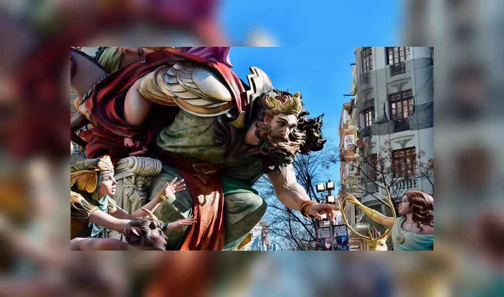 El evento de las Fallas Valencianas es un festival popular de la ciudad de Valencia. Foto: Difusión.