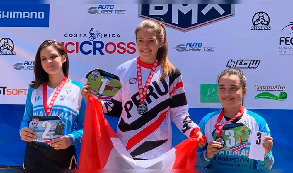 Micaela Ramirez se llevó la presea de la Copa Naciones BMX de Costa Rica