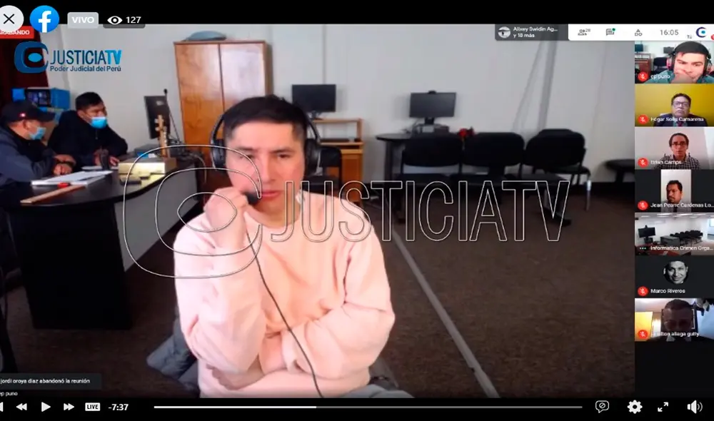 Gerald Oropeza permanecerá en el penal de Puno hasta el 2023. Foto: Twitter