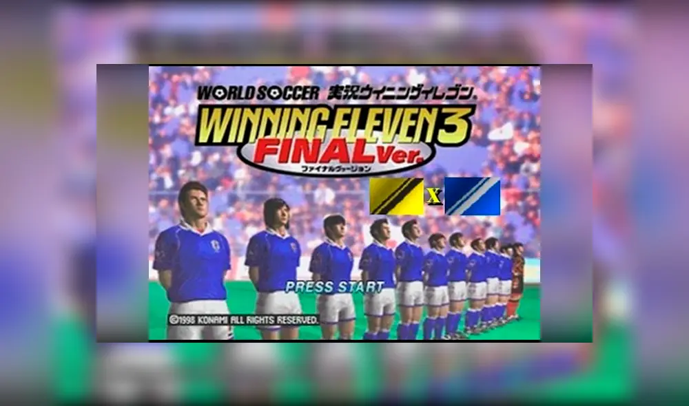 Winning Eleven 3 acaba de cumplir 20 años y pocos lo recordaron [FOTOS Y VIDEO]