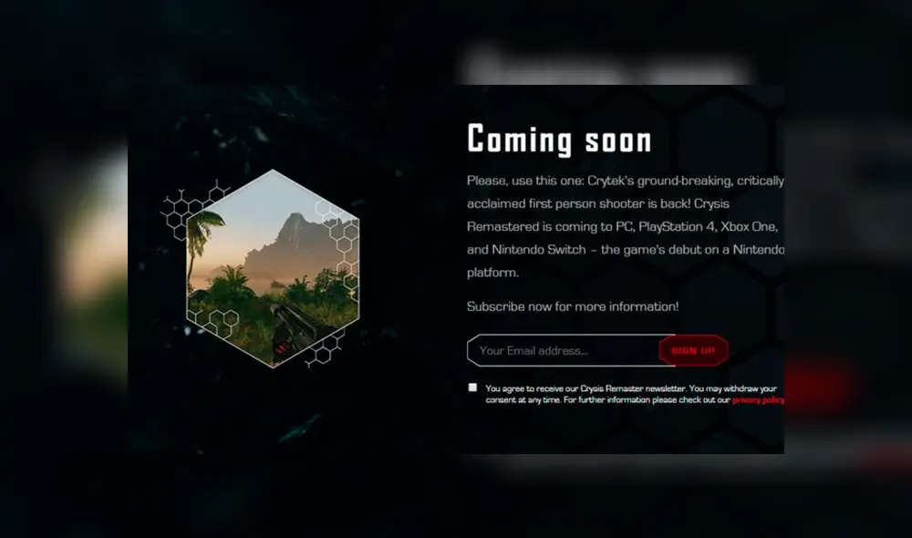 El título fue anunciado en la página oficial, aunque su anuncio fue eliminado posteriormente.