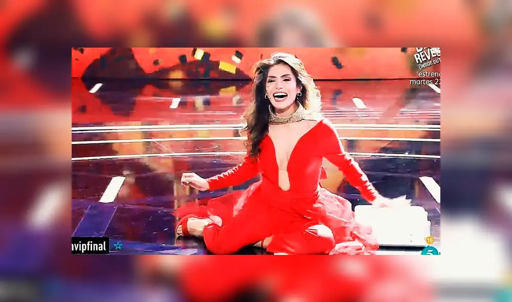 Modelo peruana ganó “Gran Hermano Vip España" y se lleva 100 mil euros como premio [VIDEO]