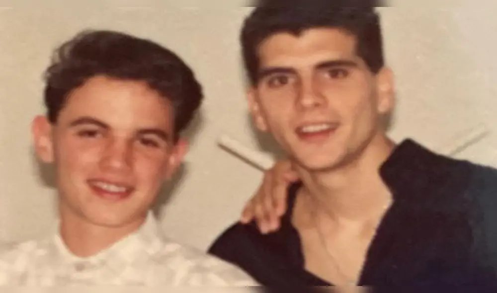 Christian Meier: Bruno Pinasco comparte en Instagram foto inédita de los 90 junto al actor peruano