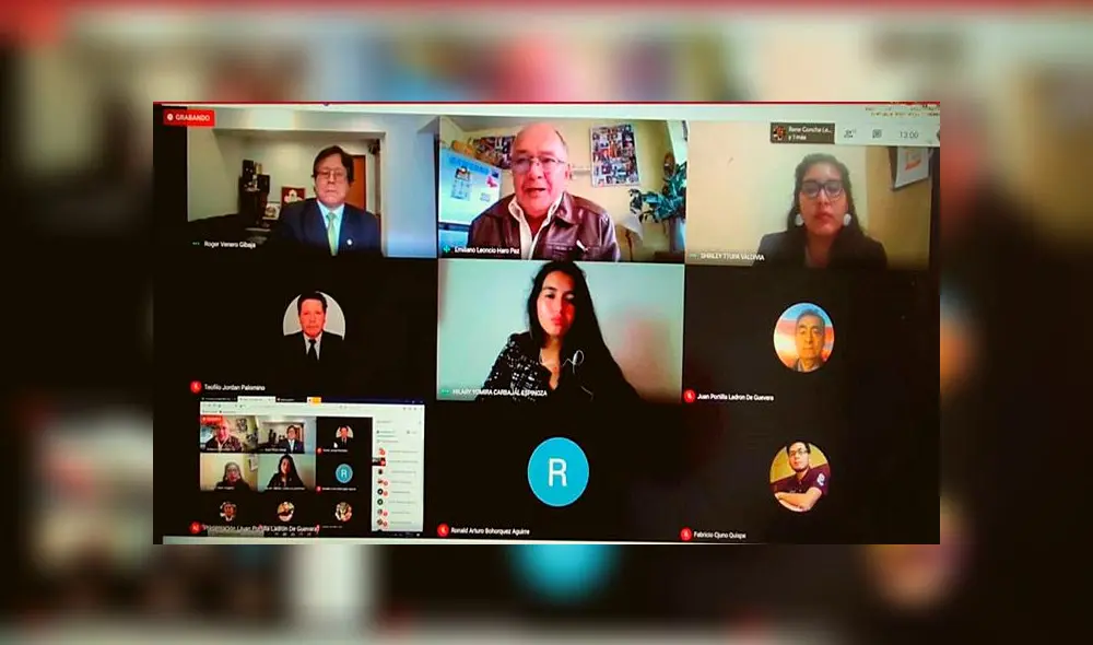 Ambas bachilleres sustentaron su tesis mediante la plataforma de Google Meet.