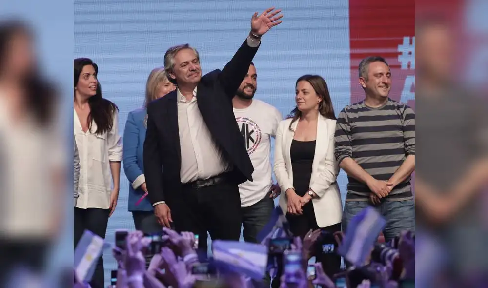 El presidente electo Alberto Fernández envió un saludo al joven de Moreno que fue tildado de 'choro'. Foto: AFP.