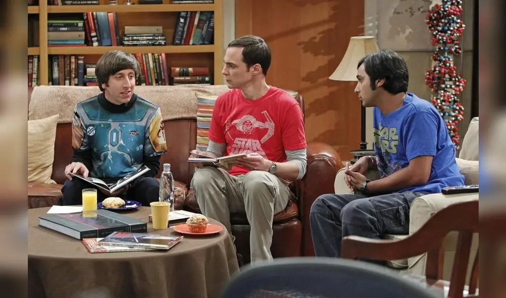 Escena de The Big Bang Theory.