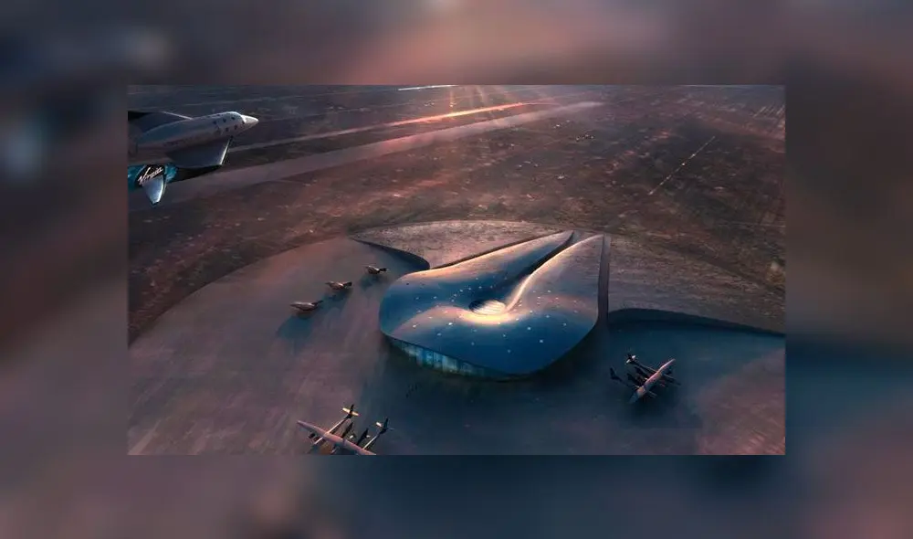 Puerto espacial en Nuevo México. Foto: Difusión. Puerto espacial en Nuevo México. Foto: Difusión.