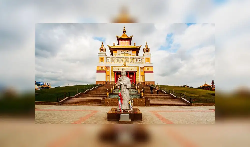 El Templo de Oro en Rusia, el santuario más grande de Europa. Foto: difusión.