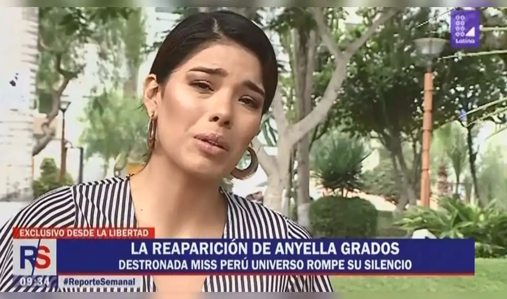 Anyella Grados tras quedarse sin corona: "cometí un error y lo lamento"