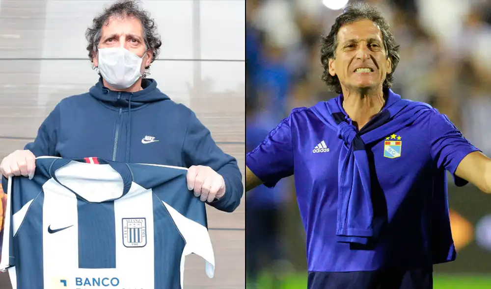 Mario Salas confundió a Alianza Lima con Sporting Cristal durante conferencia de prensa. Foto: Líbero/Composición